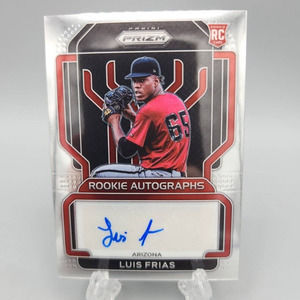 Luis Frias Arizona Diamondbacks 2022 Panini Prizm Rookie Autographed RC #RA-LF